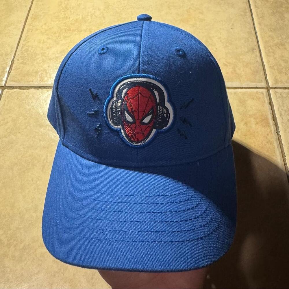 Y2k web spiderman velcroback hat One Size Fits All